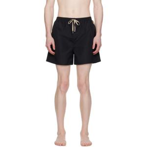 25 FW 쟈크뮈스 남성 블랙 르 라피아 르 마이요 프라이야 스윔 쇼츠 241553M208000