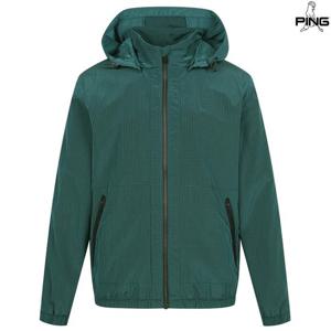[핑골프][양말증정]남성 후드 바람막이 점퍼 111D3JP101_GN
