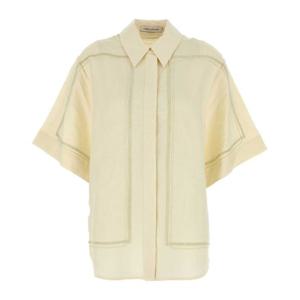 카밀라앤마크 크림 리넨 블렌드 포르투나 셔츠 N2T60719 LEMON