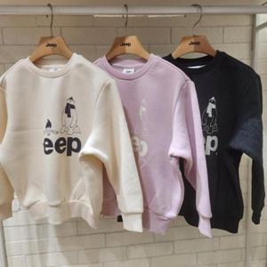 지프키즈 CB01 기모 캠핑곰 맨투맨 KP4TSU896