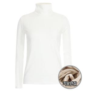 샵앤) 여성 골프 폴라 스판 기모 티셔츠 SH-WSH-20063-아이보리