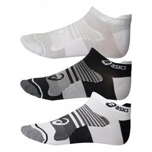 아식스 퀵 라이트 플러스 삭스 3팩 화이트/블랙 3031A027.113