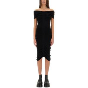 알렉산더왕 블랙 오프숄더 루시드 바디콘 원피스 1KC1256030 00