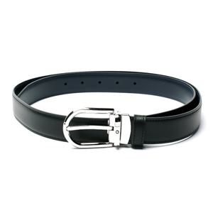 몽블랑 말발굽형 리버서블 레더 벨트 128756