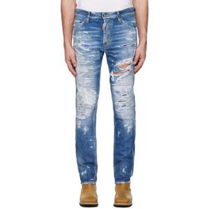 25 FW 디스퀘어드2 남성 블루 쿨 가이 데님 진 251148M186006