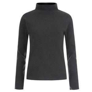 샵앤) 국내산 여성 하프넥 겉기모 웜 10부 이너겸 목폴라 티셔츠 INT-WSH-20231-차콜