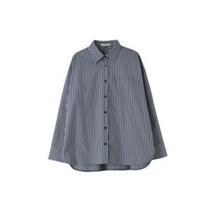 [랩]스트라이프 기본핏 셔츠 블라우스 AR7WB161