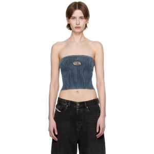 25 FW 디젤 여성 블루 클락스빌렉스 C 튜브탑 251001F111009