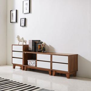 [착불]모노 LPM 원목다리 거실장세트 1600