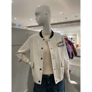 르니앤맥코이 칠부소매 노카라 페이크 가죽자켓 (MM04JK003HJY)