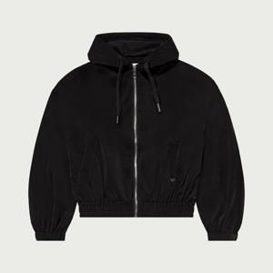 여성 글로시 크롭 봄버 점퍼_100(10510-110-201-69)