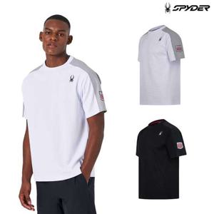 [스파이더] 남성 와펜 라드패드 와플 반팔 티셔츠 SPKMCNRS302M