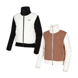 [와이드앵글] 여성 TO 스웨터 하이브리드 패딩 자켓 L_WWW24112