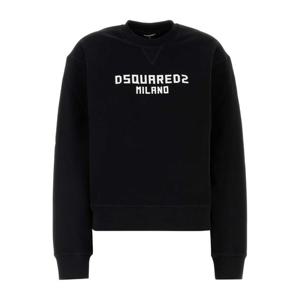 디스퀘어드2 크루넥 프린트 로고 코튼 맨투맨 S75GU0567D25015