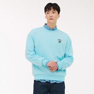 [체이스컬트][본사]공용 캐릭터 그래픽 맨투맨 티셔츠-EARU5131B