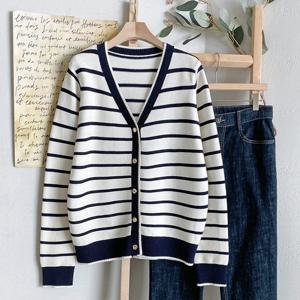 샵앤) 여성Y단추 단가라 정장 레이어드 니트 가디건 DGB-WCD-4190-아이보리