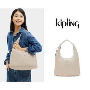 [키플링]키플링 고급 세련된 데일리 숄더백 에안나 집  베이지 스파이스 KPABT10 BGSC