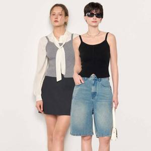 WOMAN 핀턱 슬릿 뷔스티에 [2COL] / WBE1L05518