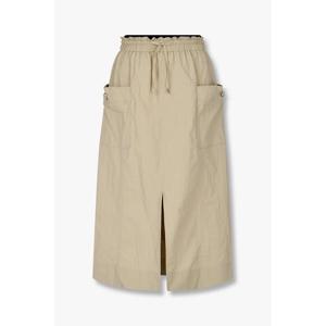 지컷 (7255235105) H라인 카고 롱 밴딩 스커트