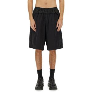 디젤 블랙 루즈 핏 니 랭스 코튼 쇼츠 A17274 0IQAV9XXA