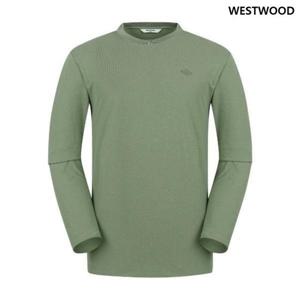 [웨스트우드] 네오 그래픽 기능성 긴팔 티셔츠_WO1MNTR483 K1