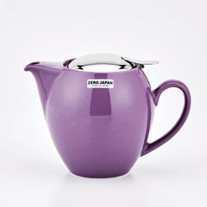 제로재팬 도자기 라운드 티포트 350ml 히아신스 티팟