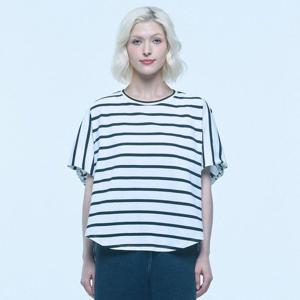 유닛  스트라이프 루즈핏 티셔츠 (UFKDCN11CN)