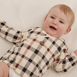 [닥스베이비]닥스베이비 하우스 체크 가디건 안감 순면 100 ETM11VE01M_BG