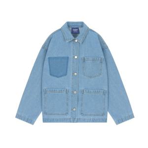 [클라이드앤] 여성 포켓 데님 자켓 라이트블루 FPBJK743F