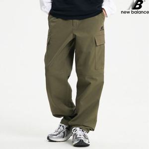 뉴발란스 NBNTD31803-KH 에센셜 카고 와이드 팬츠 루즈핏 남녀공용 트레이닝 긴바지