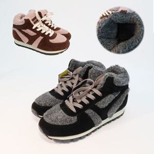 여자신발 캐빈 방한털 키높이 운동화