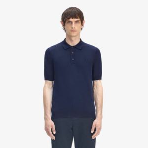 [Sharp] 숏 슬리브 코튼 니트 셔츠 - 테니스 블루 AFPM2519725-X86