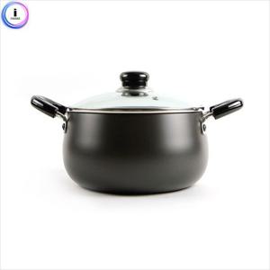 b35 키친아트 냄비(주노블랙) 양수20cm 조리용품 냄비 리빙용품 양수냄비 조리냄비 뚜껑냄비 뚜껑있는냄비