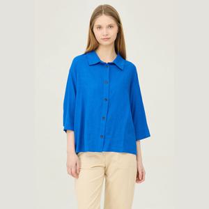 [베네통] 레터링 프린팅 블라우스 BABL11511