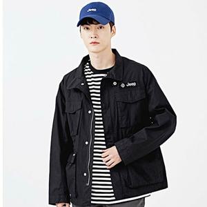 [지프][남여공용] 밴드넥 4포켓 야상점퍼 JN2JPU108BK