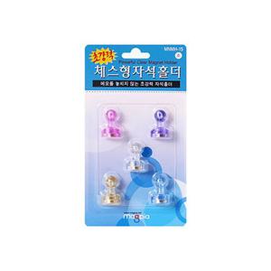 마그피아 체스형 자석 홀더 소 MNMH-15 5개입 체스자석 원형자석 컬러자석 사무실자석 자석 보드자석 보드