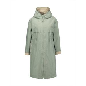 [벨리시앙]페이크 후드 카라 면혼방 트렌치코트 BY4108