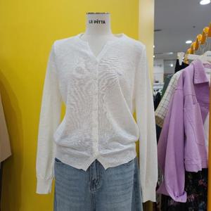 르피타 DP01 시스루 가디건 L252BKT555