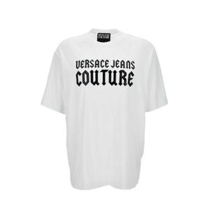 베르사체 반팔 티셔츠 77GAHL02 CJ01L003 White