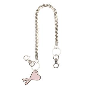 아미 공용 하트 로고 체인 키링 페일 핑크 UKR900 363 655