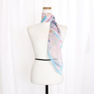 샵앤) 봄신상 국산 여성 H로고 미니사선 데일리 스카프 DRN-WSC-0837-퍼플