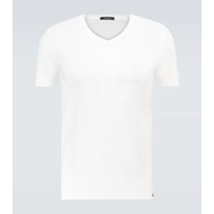 톰포드 코튼 블렌드 브이넥 티셔츠 P00511591