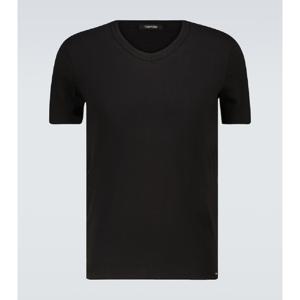 톰포드 코튼 블렌드 브이넥 티셔츠 P00511589