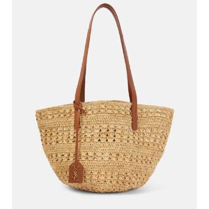 생로랑 Panier 스몰 라피아 바스켓 백 P00919387