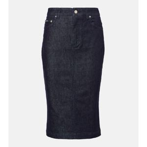 돌체앤가바나 데님 미디 스커트 P01021326