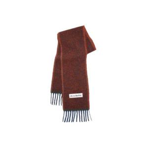 아크네 스튜디오 모헤어 울 프린지 머플러 오버진 블루 CA0290-DK7