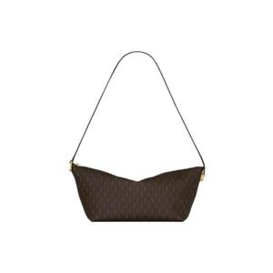 생로랑 모노그램 캔버스 앤 스무스 레더 르 모노그램 크로스바디백 체스트넛 667490-FABLK-2166