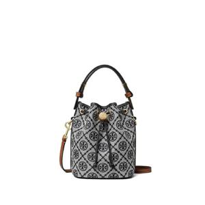 토리버치 미니 T 모노그램 버킷 백 166415