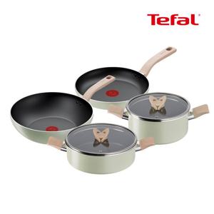 테팔 인덕션 세이지 쿡 4종(팬28+웍28+양수20+전골24)