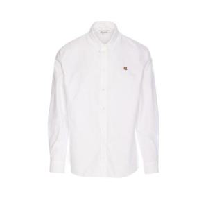 메종키츠네 볼드 폭스 헤드 자수 캐주얼 셔츠 MM00408WC5012P100